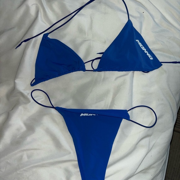 MONNO swim set blue size M - Picture 10 of 11